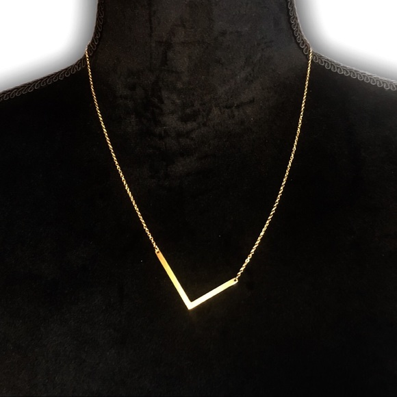 Jewelry - Gold Initial Pendant Necklace Letters A-Z